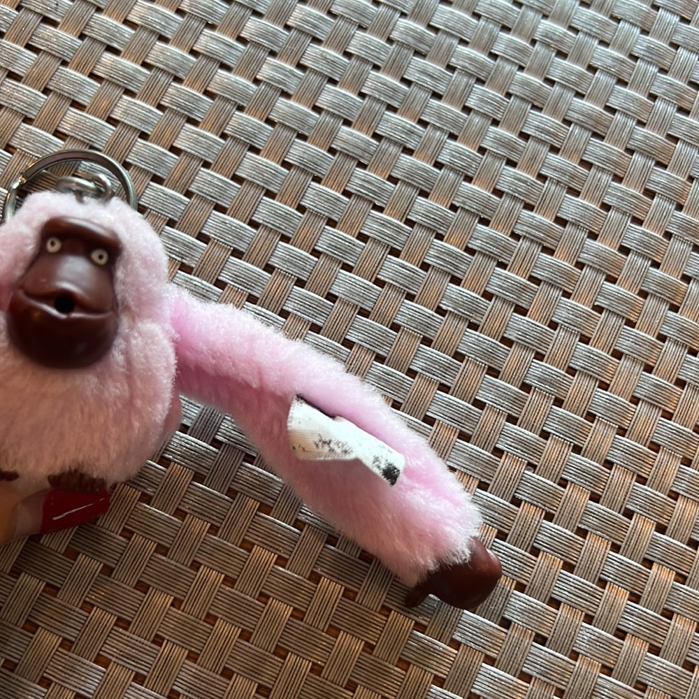 Kipling Keychain - Pink - Gem Kipling Keychain - Pink - Gem